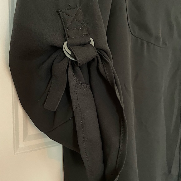 Black Sheer Blouse - Picture 3 of 4